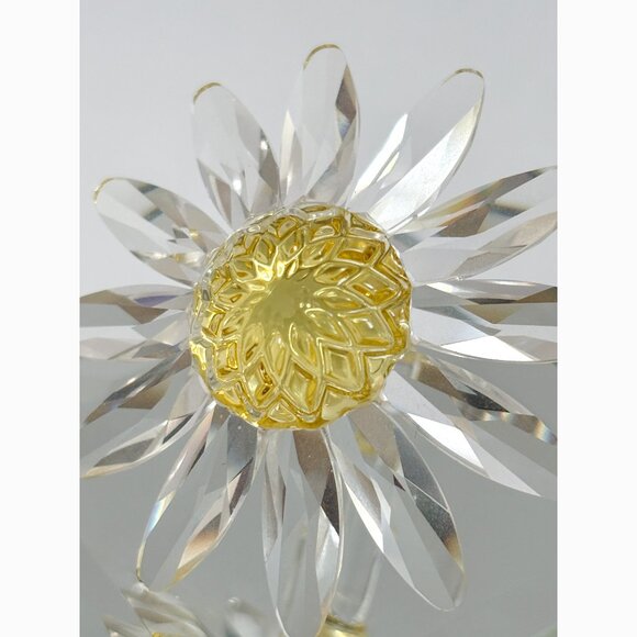 Swarovski - Vintage 1999 RETIRED Crystal Yellow Daisy Flower - Picture 11 of 13